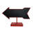 Tableau noir sur pied flèche-2138500510