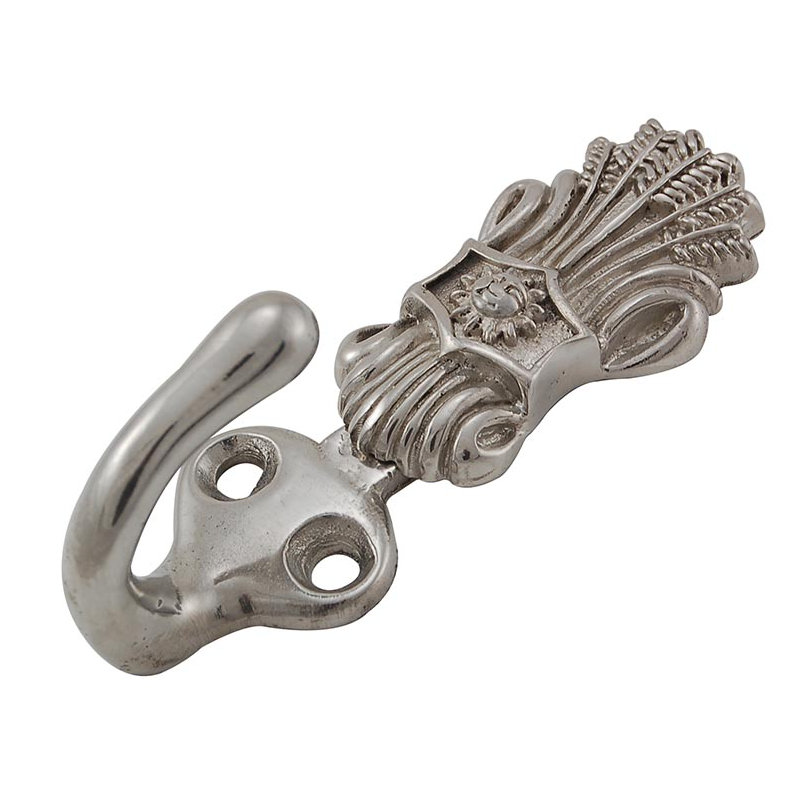 Sforza Wall Hook, Polished Silver