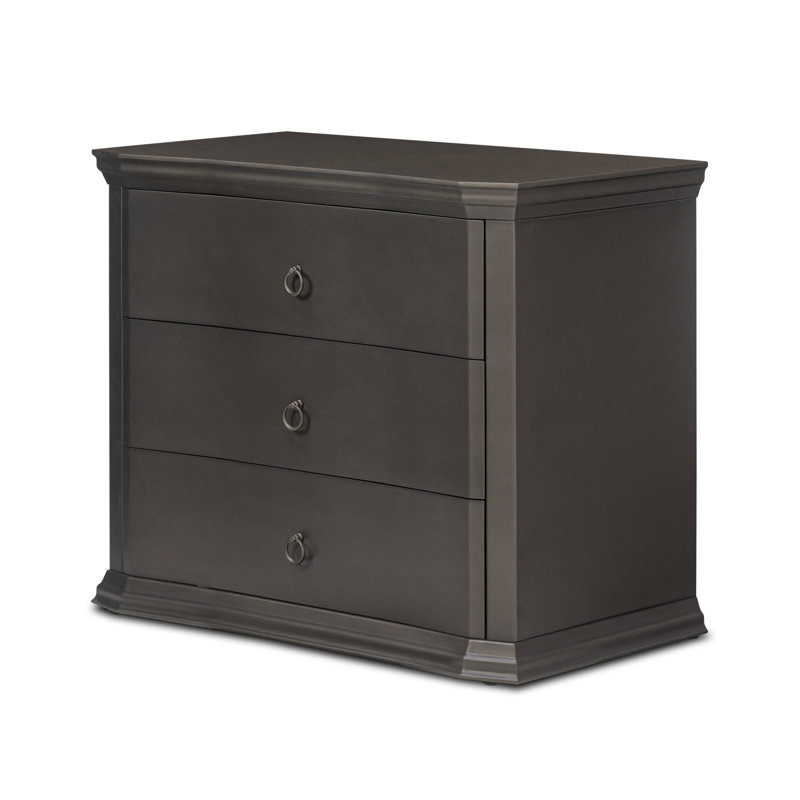 Talese Nightstand-Smooth Bronze