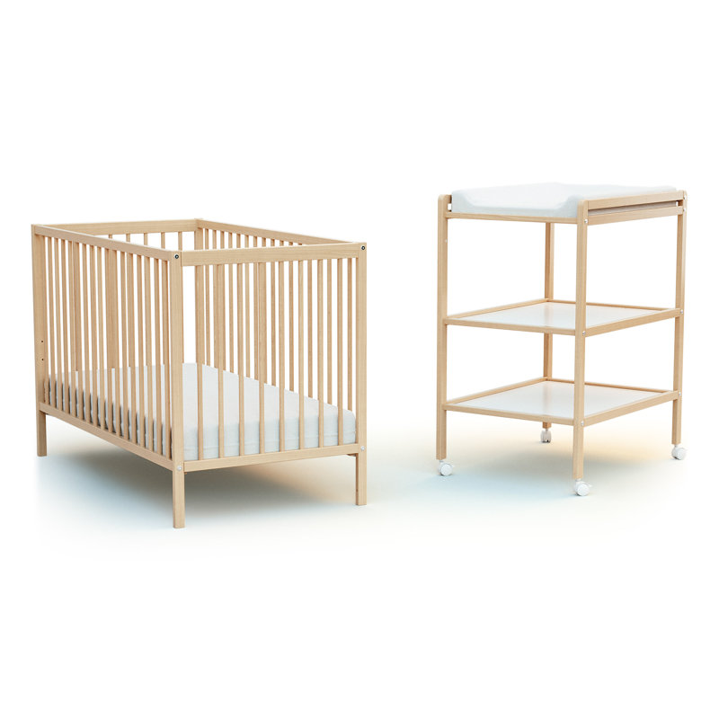 Eleecia Changing Table, Brown