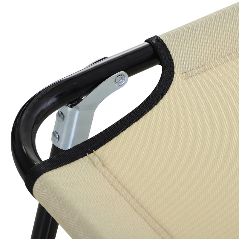 Aymelia 190cm Long Reclining Single Chaise, Beige