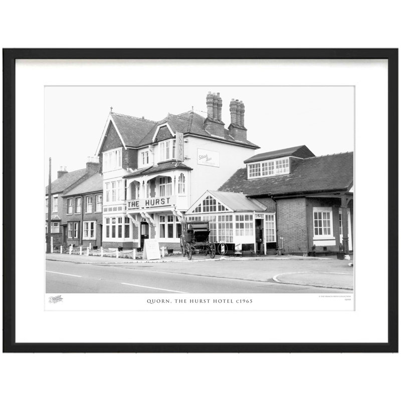 Quorn, The Hurst Hotel C1965 - Single Picture Frame Print, 43.5cm H x 53.4cm W x 2.3cm D
