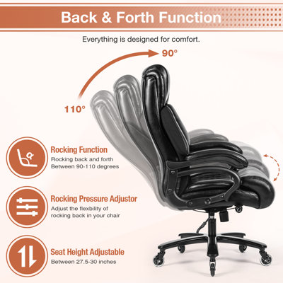 Fauteuil de direction avec appui-tête Justina