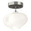Ume Frosted Glass 1 - Light Semi Flush Mount-66074584-66074589