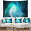 Tapisserie bleue fractale-28496103