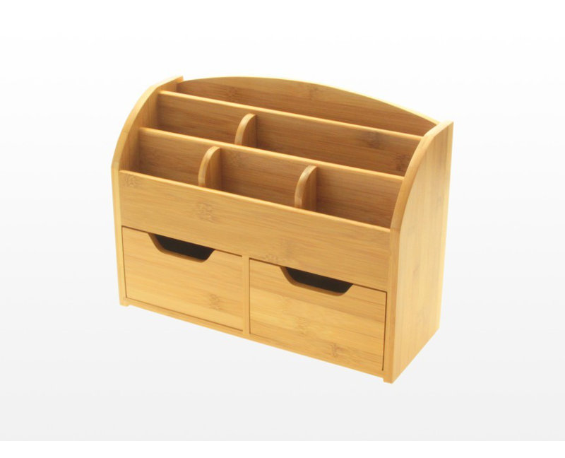 Delavan Wood Desk Organiser