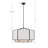 6 - Light Dimmable Drum Chandelier
