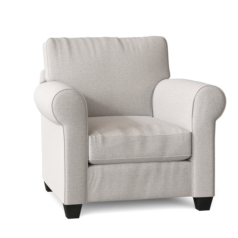 Fauteuil Putney, Tissage natté ivoire Drusky Sustain®