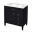 Meuble-lavabo de salle de bain 30 po avec lavabo supérieur, meuble-lavabo moderne avec 2 tiroirs et tiroir basculant, meuble-lavabo simple-504552462-504552456