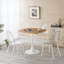 31.5" Square Tulip Dining Table with Thickened MDF Top for 2-4 People-1801254261-1801254263