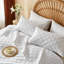 Ensemble de courtepointe Ensemble de housse de couette classique - ensemble de couvre-lit doux pour toutes les saisons, édredon mince de luxe, couverture matelassée chaude avec taies décoratives-115311485-115311484