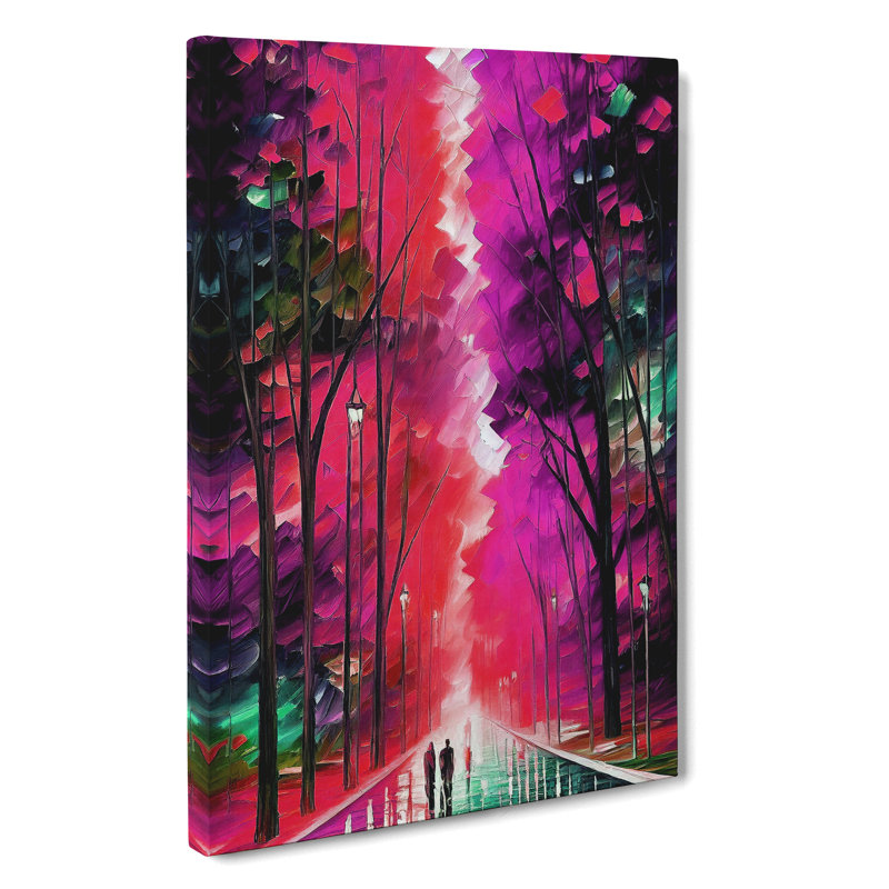 Woodland Forest In Colour No.1 - Wrapped Canvas Print, 50cm H x 35cm W x 3cm D