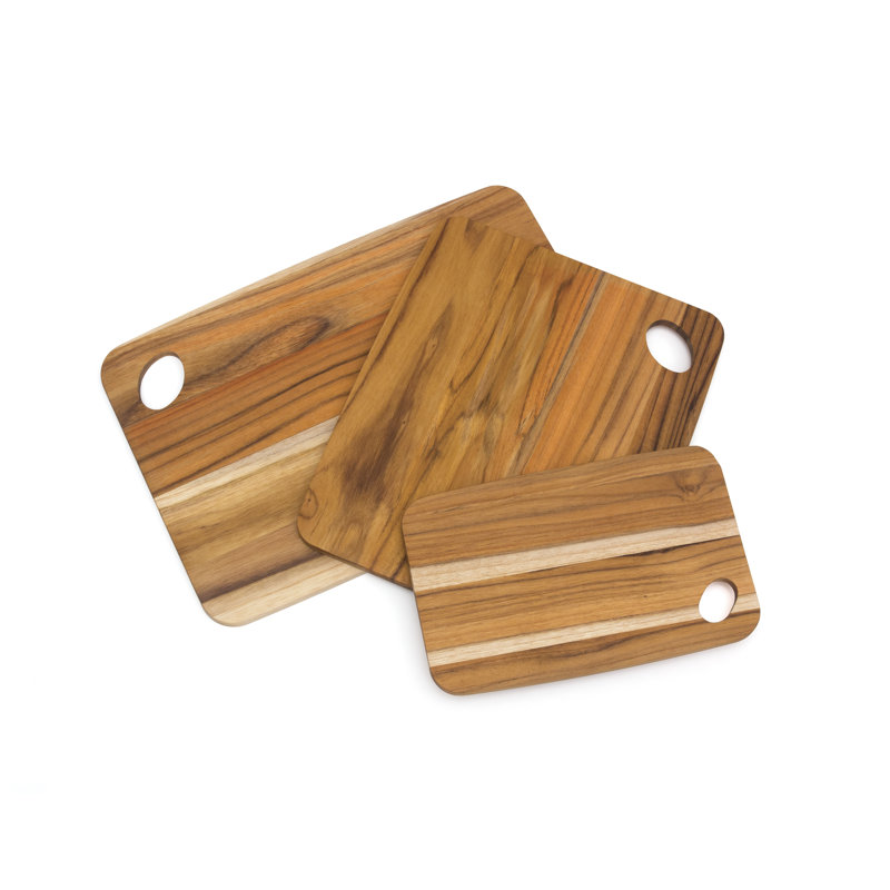 Teak Cutting Boards, Set Of 3