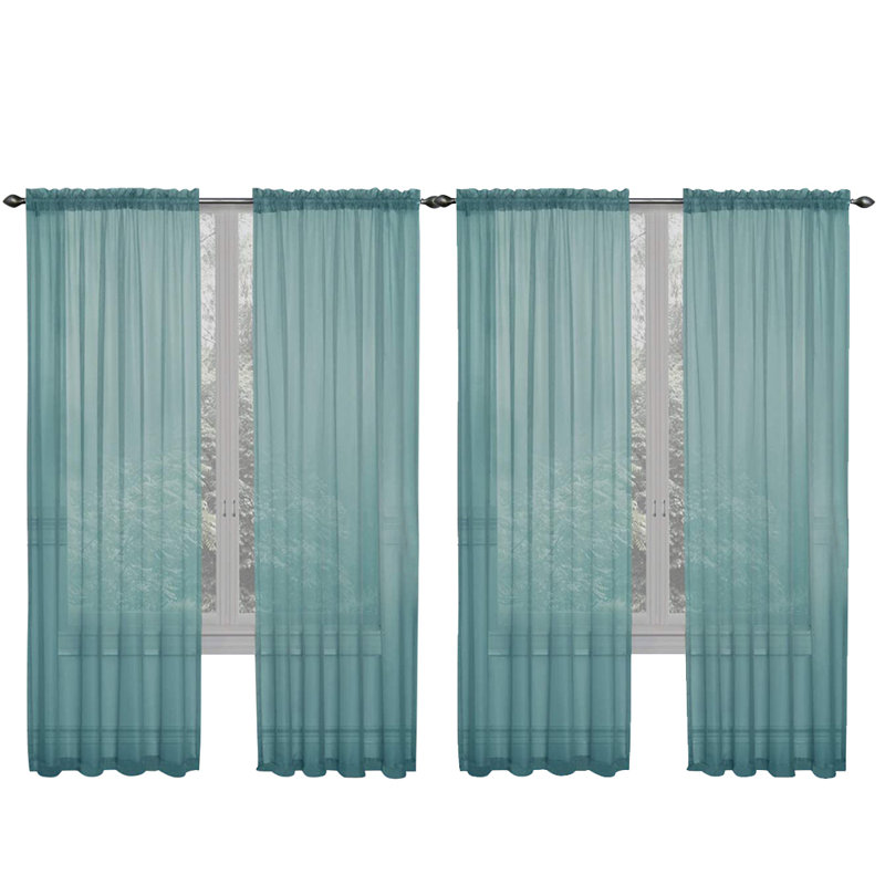 Milania Sheer Curtain, Green