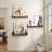 2 Piece Pine Wood Picture Ledge Shelves