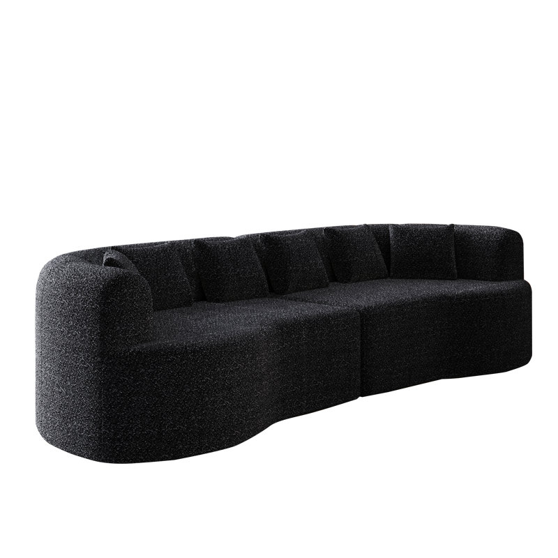 Sectionals, Black Chenille