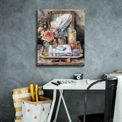 'Bath Salts' by Momart Canvas Wall Art