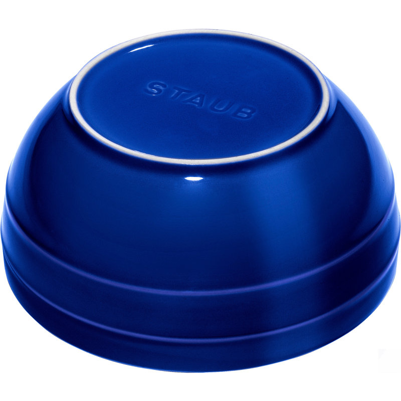 Ensemble de 2 bols à mélanger imbriqués en céramique Staub, Bleu très foncé