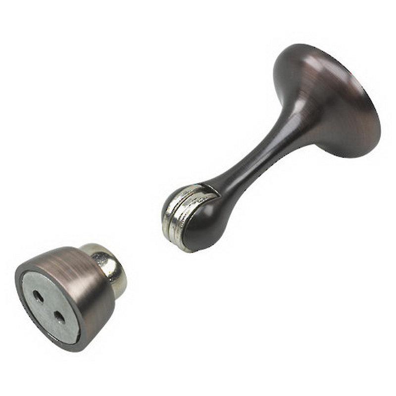Butoir de porte magnétique en acier, Bronze frotté à l'huile