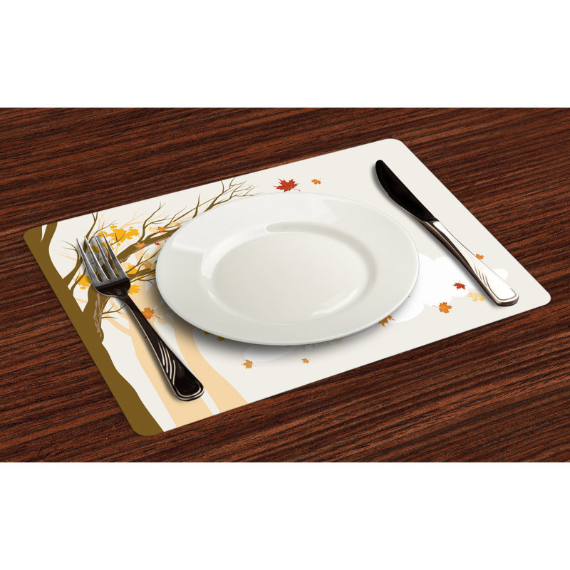 Polyester Abstract Rectangle Placemat