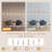 6-light Linear Chandelier Sputnik Chandelier Electroplated Gold Chandelier For Dinning Room