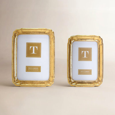 Gold Leaf 4" x 6" Picture Frame