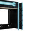 Lit mezzanine en bois avec bureau-1322966877-1322966879