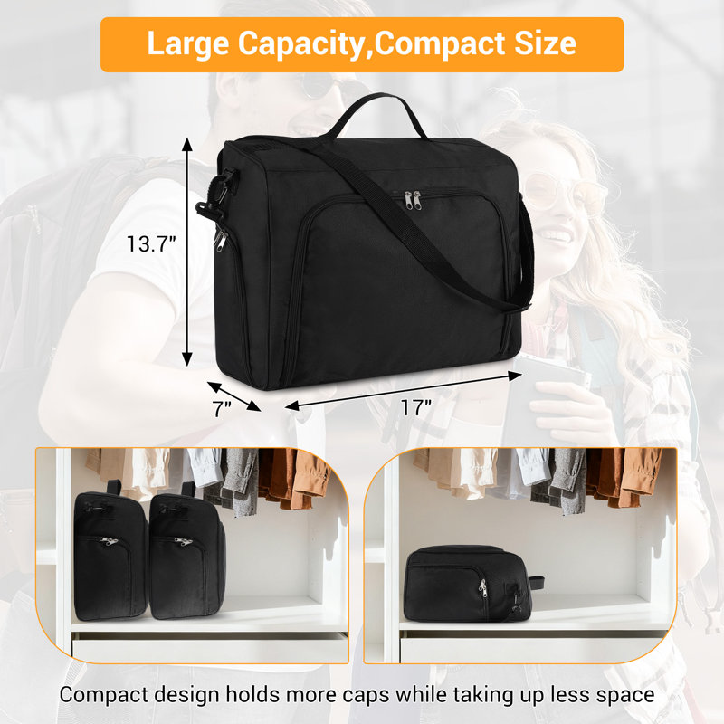 Paquet de 2: Sac de rangement pour casquette de baseball, robuste, sac de rangement Oxford, 900D