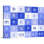 «Alphabet» par Justin, art textuel en bleu-26130943-18659930