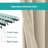 2 Pieces Thickened Blackout Curtains For Indoor And Outdoor Use-683089505-683089535