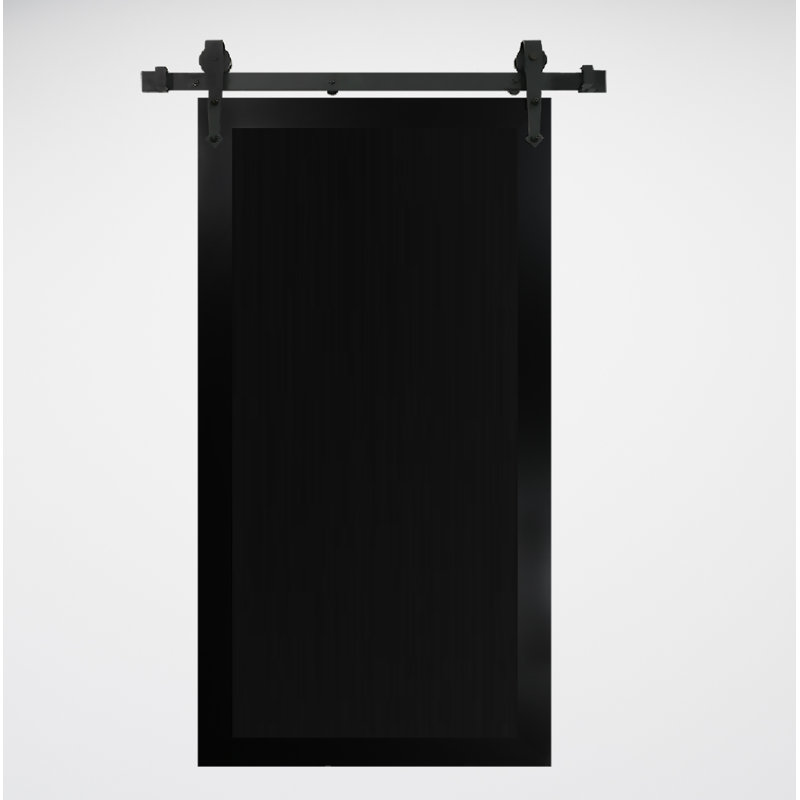 Tableau noir mural patiné, H 65 po x l 25 po, Noir satiné