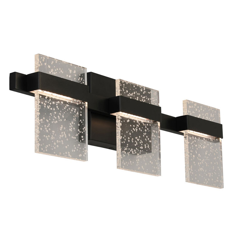 Cascio 3 - Light LED Vanity Light, Black