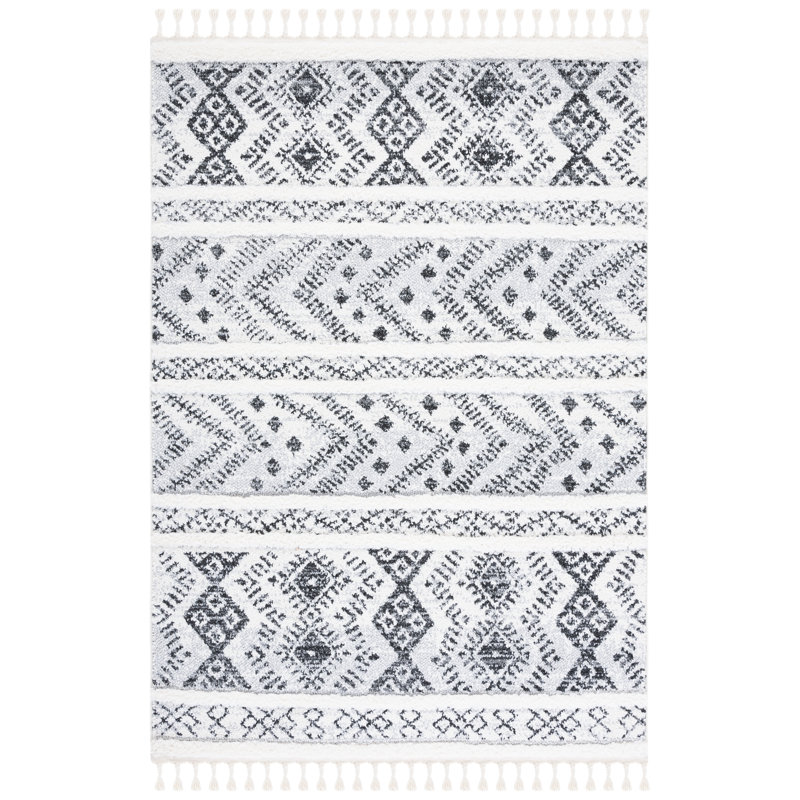 Tapis à poils longs Wiebe, Rectangle 5 pi 3 po x 7 pi 6 po