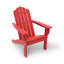 Chaise Adirondack d'extérieur en PEHD LuXeo Marina-1458038646