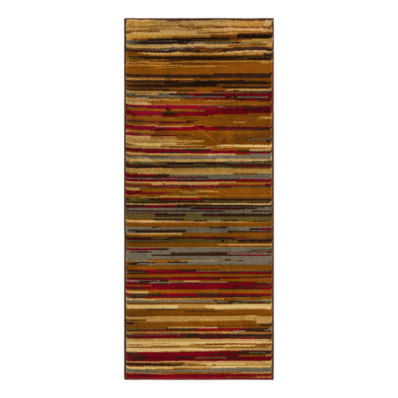 Tapis beige Ivetta, Tapis de couloir 2 pi x 5 pi 1 po