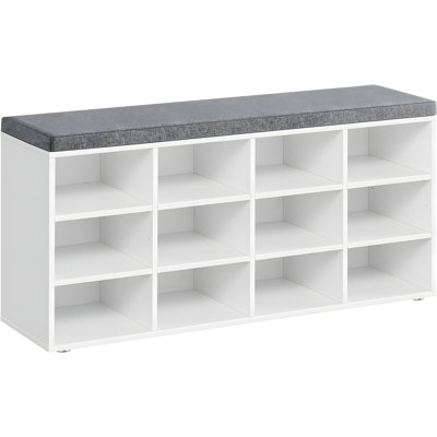 12 Pair Shoe Storage Bench