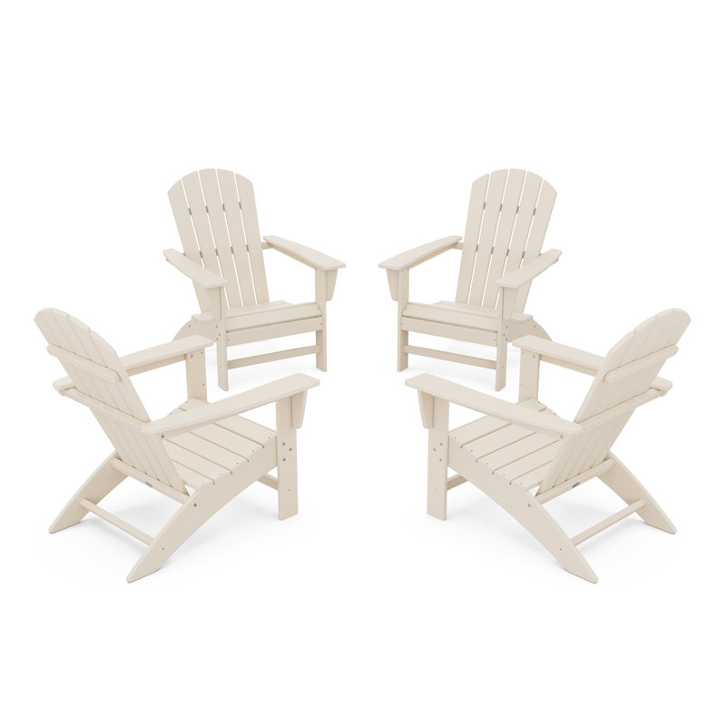 Ensemble de conversation POLYWOOD Nautical Adirondack, Sable