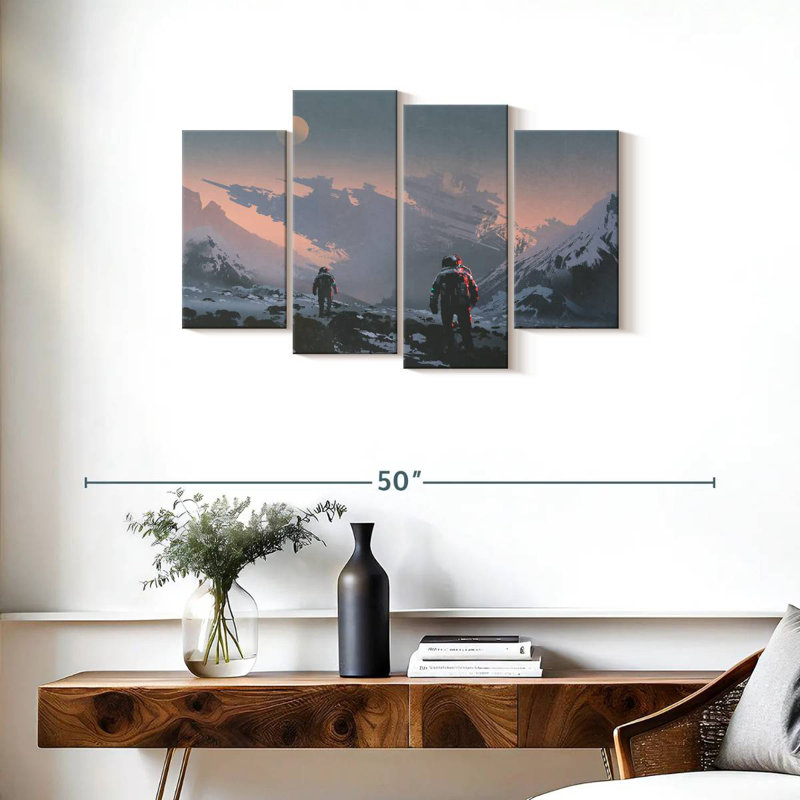 Oberle Astronauts, 22" H x 36" W