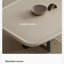 Table basse moderne de style crème