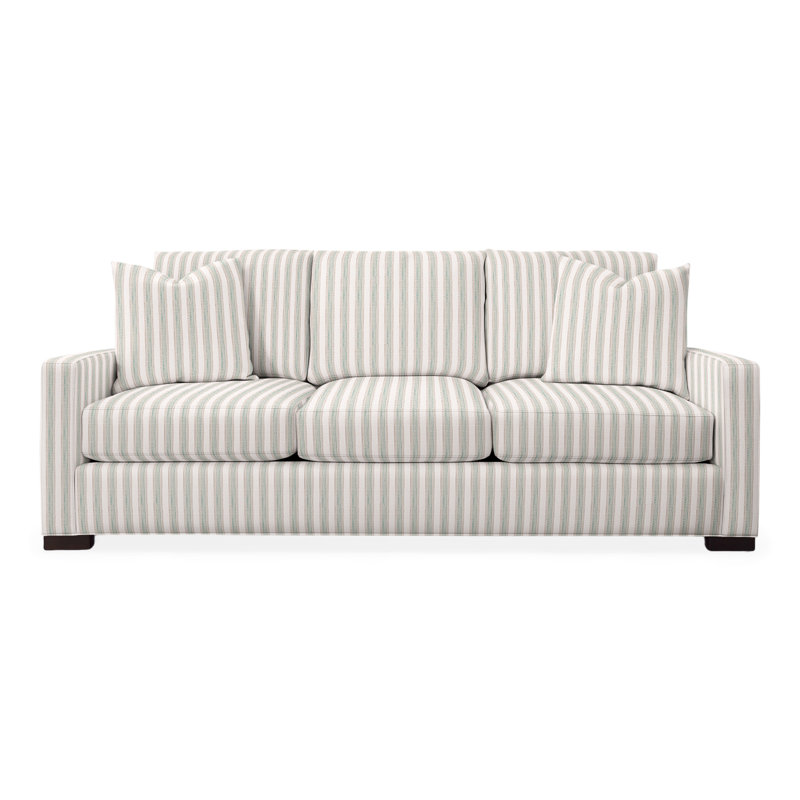 Cornerstone Sofa, Perigold Piccadilly Stripe Ash