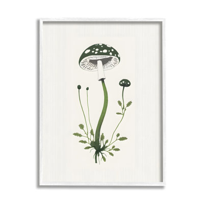 Champignon tacheté minimal, estampe numérique par Petals Prints Design