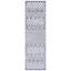 Tapis gris / blanc en coton tissé à la main Natura-2002820836