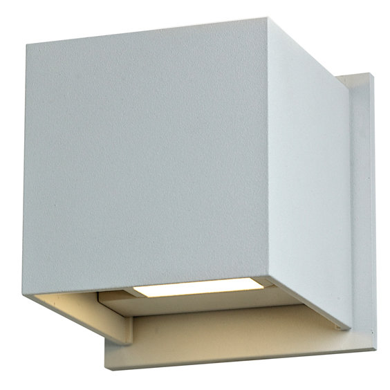 Macaulay Aluminium LED Wall Light, Silver Gray