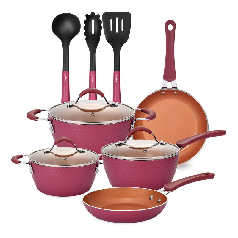 11 - Piece Non-Stick Aluminum Cookware Set