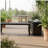 Dune Rounded Bench - Black