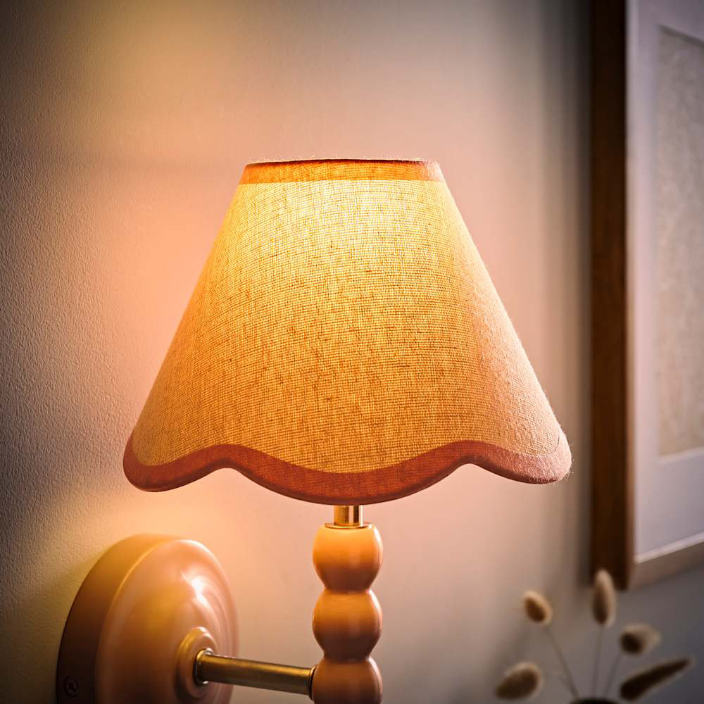 13cm H Linen Blend Empire Lamp Shade ( Slip-On )