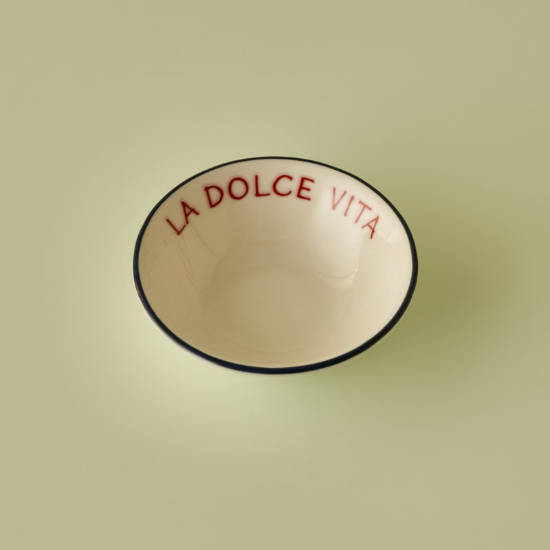 Line Porcelain Appetizer Bowl