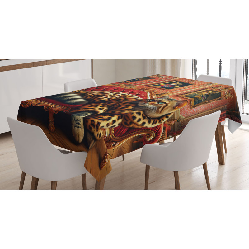 Roulers Rectangle No Pattern Microfiber Tablecloth, 70" Rectangle