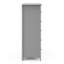 Commode 5 tiroirs Kenton (gris galet) - Certifié GREENGUARD Gold, commode pour chambre d'enfant, comprend un système de tiroirs verrouillables