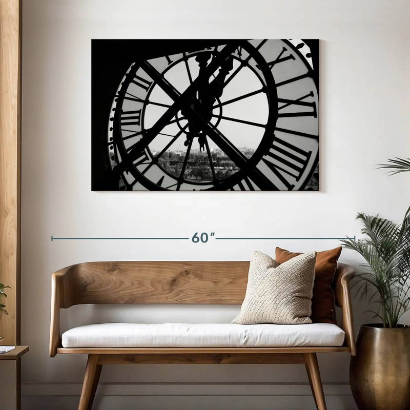 Fenêtre de la tour de l'horloge, H 30 po x l 45 po